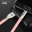 Cable MicroUSB Mcdodo Zn-Link Silver Pink (1.5m, 2.4A max)