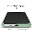 iPhone 11 Pro Max case Lemontti Liquid Silicon Light Green