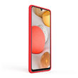 Husa Samsung Galaxy A42 5G Lemontti Liquid Silicon Red