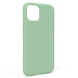 iPhone 11 Pro Max case Lemontti Liquid Silicon Light Green