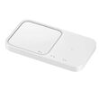 Original Charger Duo Pad Samsung Wireless 15W with fast charging White (plug charger included)