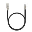 Cable MicroUSB Mcdodo Zn-Link Silver Black (1.5m, 2.4A max)