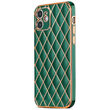iPhone 12 / 12 Pro Case Lemontti Gold Plating Olive