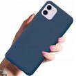 iPhone 11 Case Lemontti Solid Silicone Blue