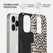 Husa iPhone 14 Pro Burga Dual Layer Almond Latte