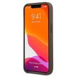 Husa iPhone 13 Pro Guess PU 4G Metal Logo Maro