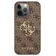 Husa iPhone 13 Pro Guess PU 4G Metal Logo Maro