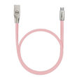 Cable MicroUSB Mcdodo Zn-Link Silver Pink (1.5m, 2.4A max)