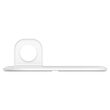 Suport Magfit Duo compatibila cu Incarcator MagSafe Apple si Incarcator Watch Apple Spigen White