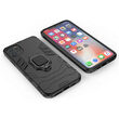 iPhone 12 / 12 Pro Case Lemontti Ring Armor Kickstand Black