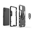 iPhone 12 / 12 Pro Case Lemontti Ring Armor Kickstand Black