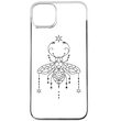 Husa cu Cristale Swarovski iPhone 14 Pro Devia Summer Series Protective Silver
