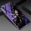 Husa Samsung Galaxy A30 Lemontti Electroplated Edge Blue Light Glass Peach Blossoms