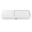 Original Charger Duo Pad Samsung Wireless 15W with fast charging White (plug charger included)