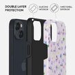 Husa iPhone 14 Plus Burga Dual Layer Wildflower