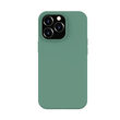 iPhone 13 Pro Case Lemontti Liquid Silicon Forest Green