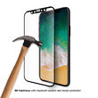 Folie iPhone 11 Pro / XS / X Eiger Sticla 3D Edge to Edge Clear Black (0.33mm, 9H, perfect fit, curv