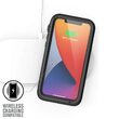 Husa iPhone 12 Catalyst Total Protection Transparent Black (waterproof , snur)