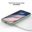 iPhone 11 Pro Max case Lemontti Liquid Silicon Light Green