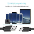 Cable Type-C Procell USB Black 1m