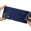 Case Samsung Galaxy A12 Lemontti Silicon Silky Navy