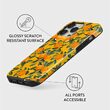 Husa iPhone 14 Pro Max Burga Dual Layer Orange Lemonade