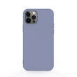 iPhone 12 Pro Max Case Lemontti Silicon Soft Slim Lavender Gray