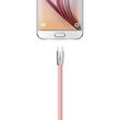 Cable MicroUSB Mcdodo Zn-Link Silver Pink (1.5m, 2.4A max)