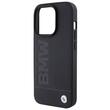 BMW Husa MagSafe Leather Hot Stamp iPhone 15 Pro Black