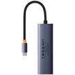 Baseus Multihub UltraJoy Type-C la 4 x USB 3.0 Gri