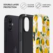 Husa iPhone 12 / 12 Pro Burga Dual Layer Lemon Juice