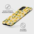 Husa iPhone 12 / 12 Pro Burga Dual Layer Lemon Juice