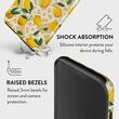 Husa iPhone 12 / 12 Pro Burga Dual Layer Lemon Juice