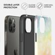 iPhone 12 / 12 Pro Burga Dual Layer New Flame Rainbow case
