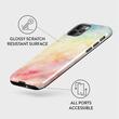 iPhone 12 / 12 Pro Burga Dual Layer New Flame Rainbow case