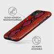 Husa iPhone 12 / 12 Pro Burga Dual Layer Wild Pomegranate