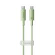 Baseus Cablu Type-C la Type-C 100W, Habitat Series Super Fast Charge, 480Mbps, 2m, Natural Green
