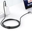 Baseus Cablu Type-C la Type-C 100W Display Fast Charge, 1m Black