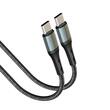 Prestico Cablu T10 Type-C la Type-C Fast Charge, PD, 60W, 1m, Negru