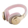 Guess Casti Bluetooth Wireless Over-Ear PU Leather 4G Script Logo Roz