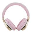 Guess Casti Bluetooth Wireless Over-Ear PU Leather 4G Script Logo Roz