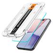 Spigen Folie Sticla Glass tR EZ Fit iPhone 15 Pro Max, set 2 buc, kit de montare, Transparent