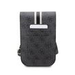 Guess Geanta pentru Telefon PU 4G Printed Stripes Negru