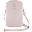 Guess Geanta pentru Telefon 4G Triangle Pink (curea reglabila)