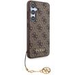 Guess Husa 4G Charms Samsung Galaxy S24 Maro