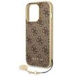 Guess Case 4G Charms iPhone 14 Pro Brown