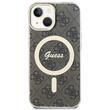 Guess Husa 4G MagSafe iPhone 15 Maro
