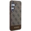 Guess Husa 4G Metal Logo Samsung Galaxy S24 Maro