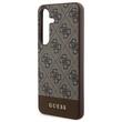 Guess Husa 4G Metal Logo Samsung Galaxy S24 Maro