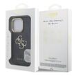 Guess Husa 4G Metal Logo Stand Camera Frame iPhone 16 Pro Max Negru